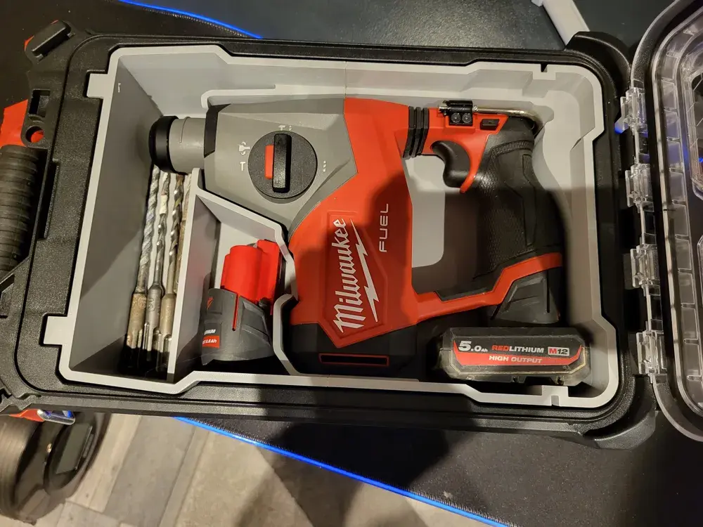 Packout Insert M12 SDS Milwaukee Dave Designs (MDD-M12SDS)