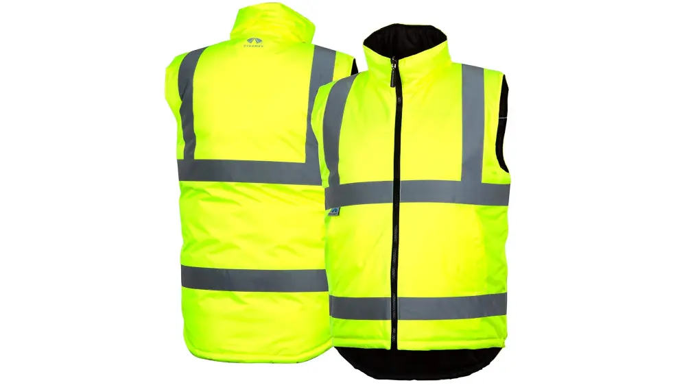 Pyramex RWVZ45 Series Class 2 Hi-Vis Padded Winter Work Safety Vest