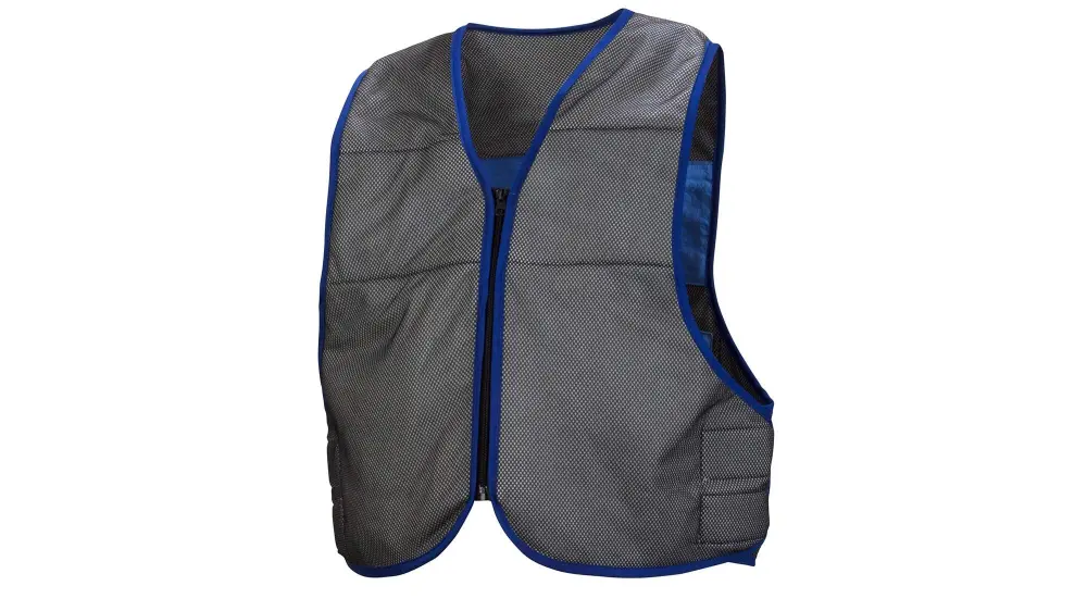 Pyramex Safety CV100M Chilling Vest - Gray and Blue - Size Medium-Extra Large