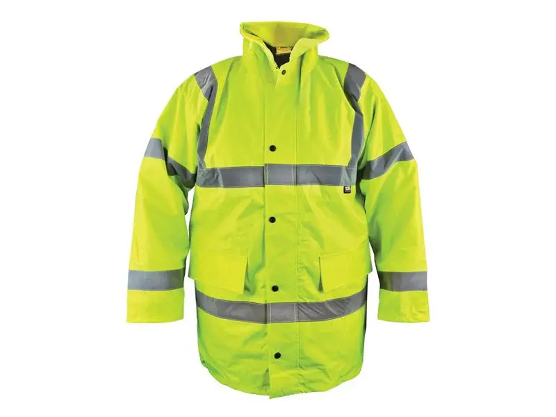 Scan Hi-Vis Motorway Jacket Amber - XL (48in)