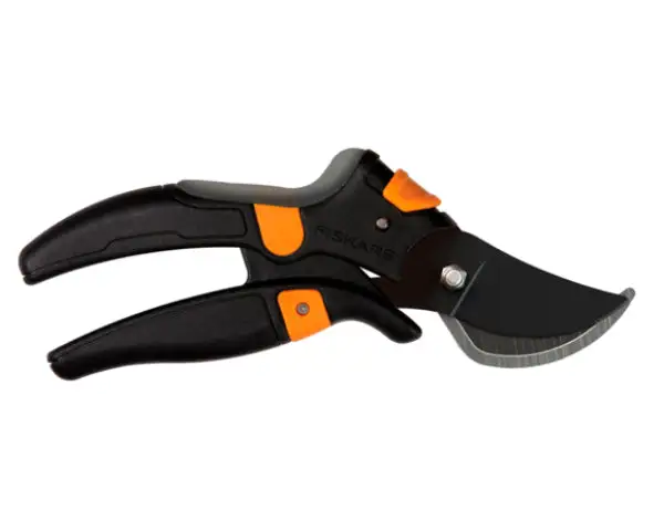 Fiskars Power Curve Bypass Pruner Precision Garden Cutting
