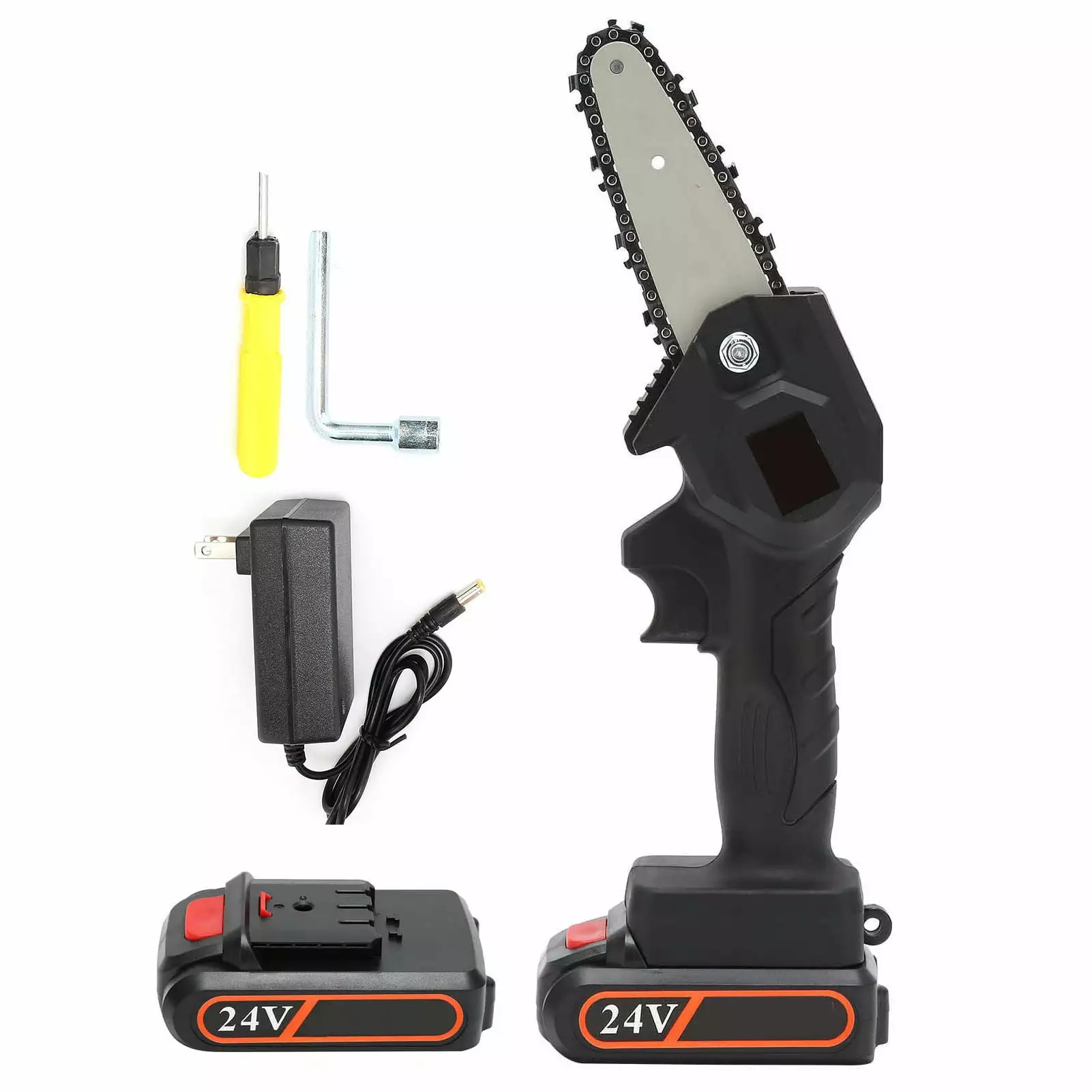 Mini Electric Pruning Saw. Handheld Charging Garden Trimming Tool. F001 Black AC110-240V. Travel-friendly & Productive Tre...