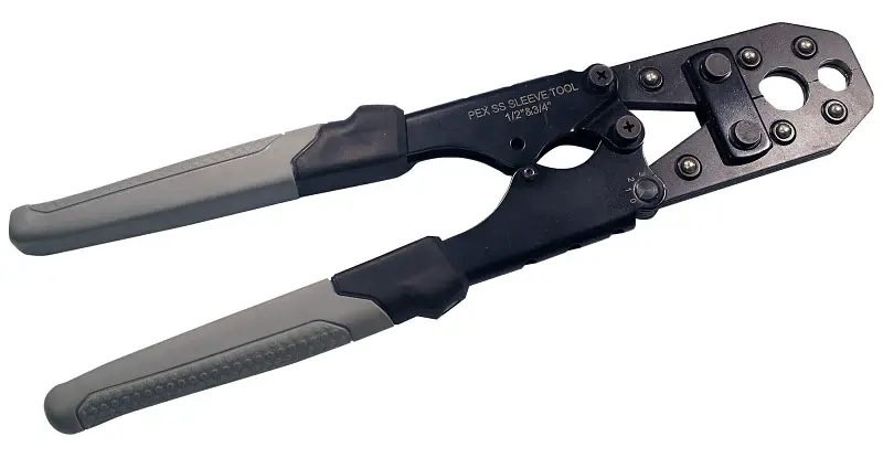 Apollo 69PTKH0014SS Crimping Tool, 1/2 to 3/4 Crimping, Comfort-Grip Handle