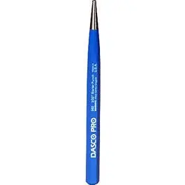 1/4 x 4 Inch Center Punch High Carbon Steel Metal Marking and Drilling Dasco Pro