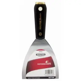 Flexible Taping Knife Nylon Handle and Steel Blade 4-Inch Drywall and Paint Master Painter Better