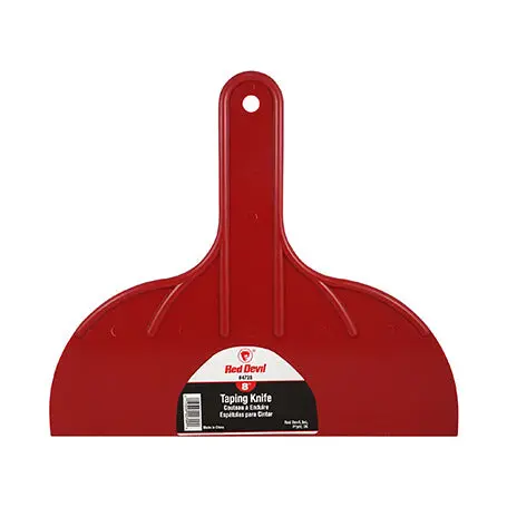 Red Devil Plastic Putty Knife 8 Inch - Flexible Scraper Drywall and Spackling