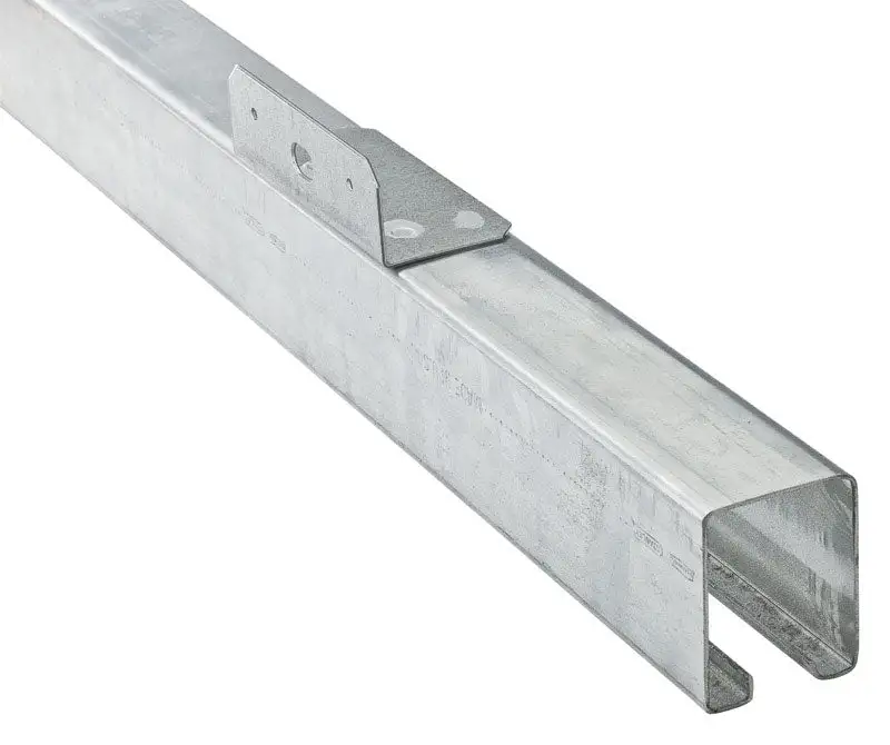 National Hardware Galvanized Steel Face Mount Box Rail 1 Pack