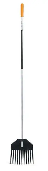 Fiskars 96615935J Advanced Design Shrub Rake 8 Inch
