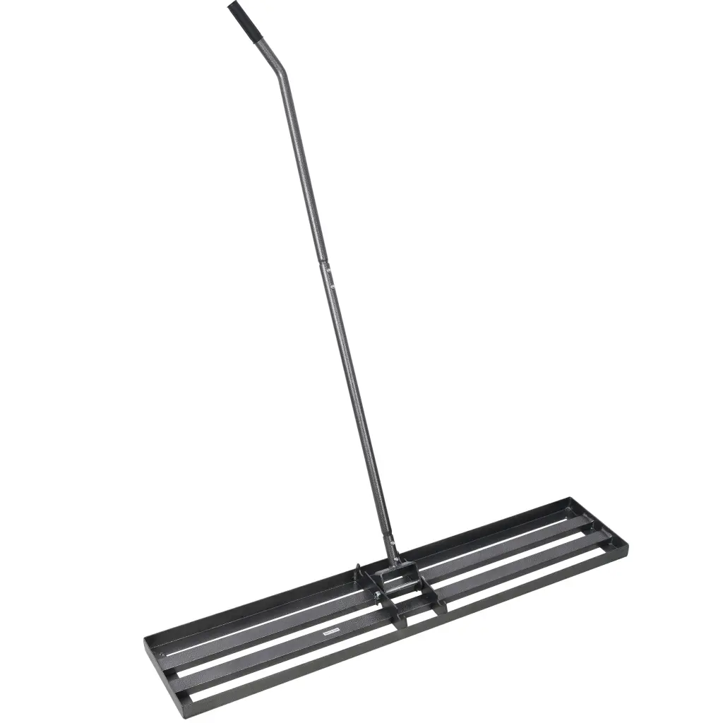 48x10 Inch Lawn Leveling Rake Heavy Duty Effort Saving Tool Garden g-h