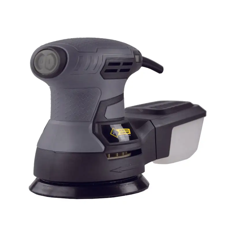 Steel Grip 2.8 Amp Corded 5 Inch Random Orbit Sander Dust Collection