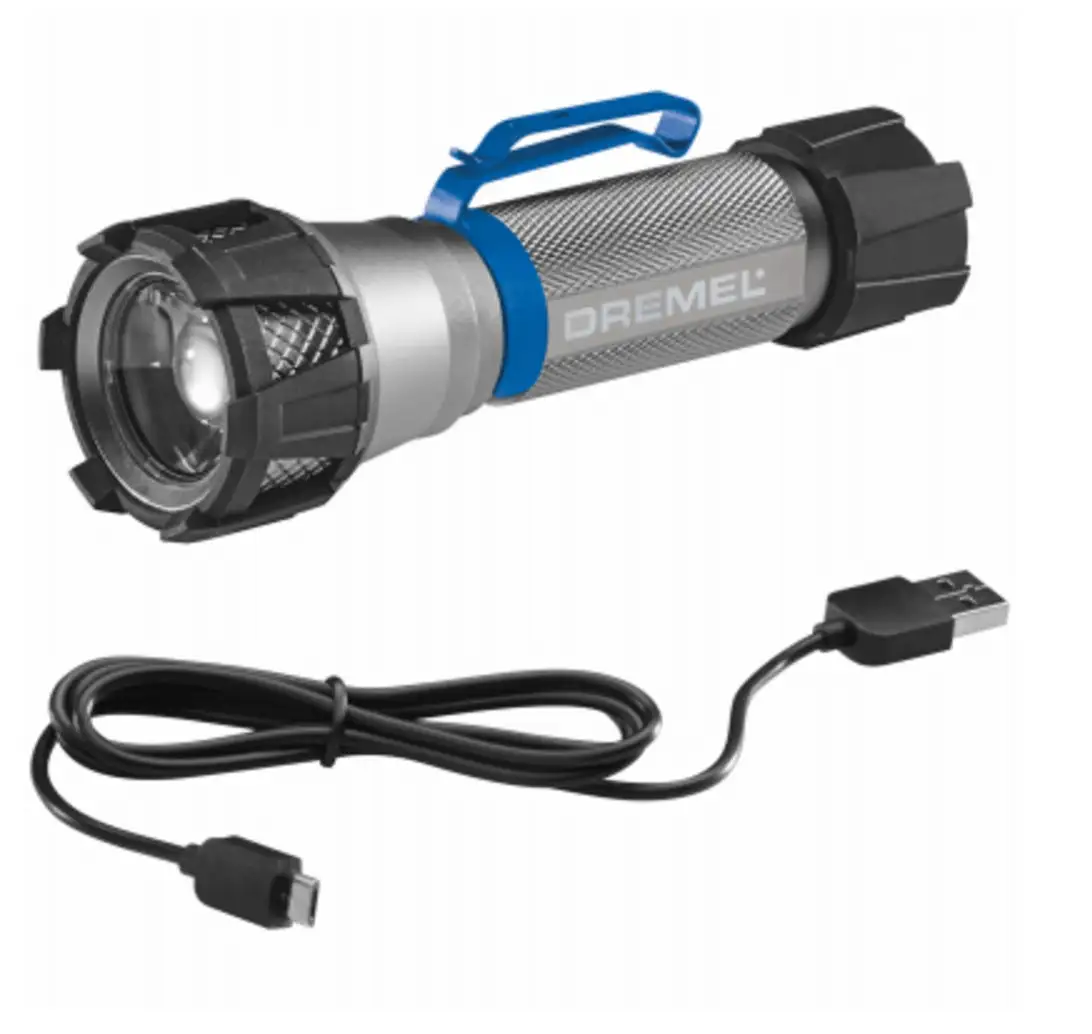 Dremel HSFL-01 USB Rechargeable LED Cordless Flashlight 4.0 Volt Compact Light