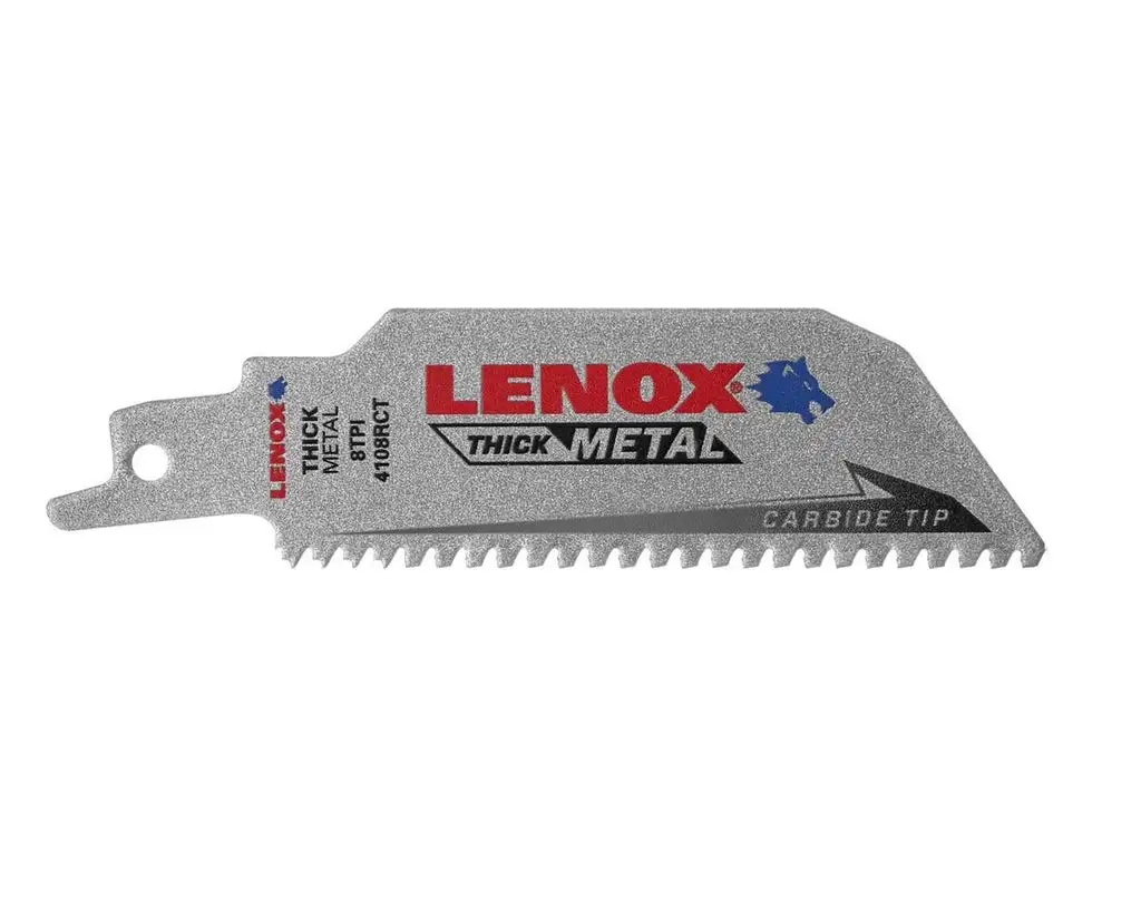 Lenox 2058829 8 TPI Carbide Tip Reciprocating Saw Blade Tough Cuts