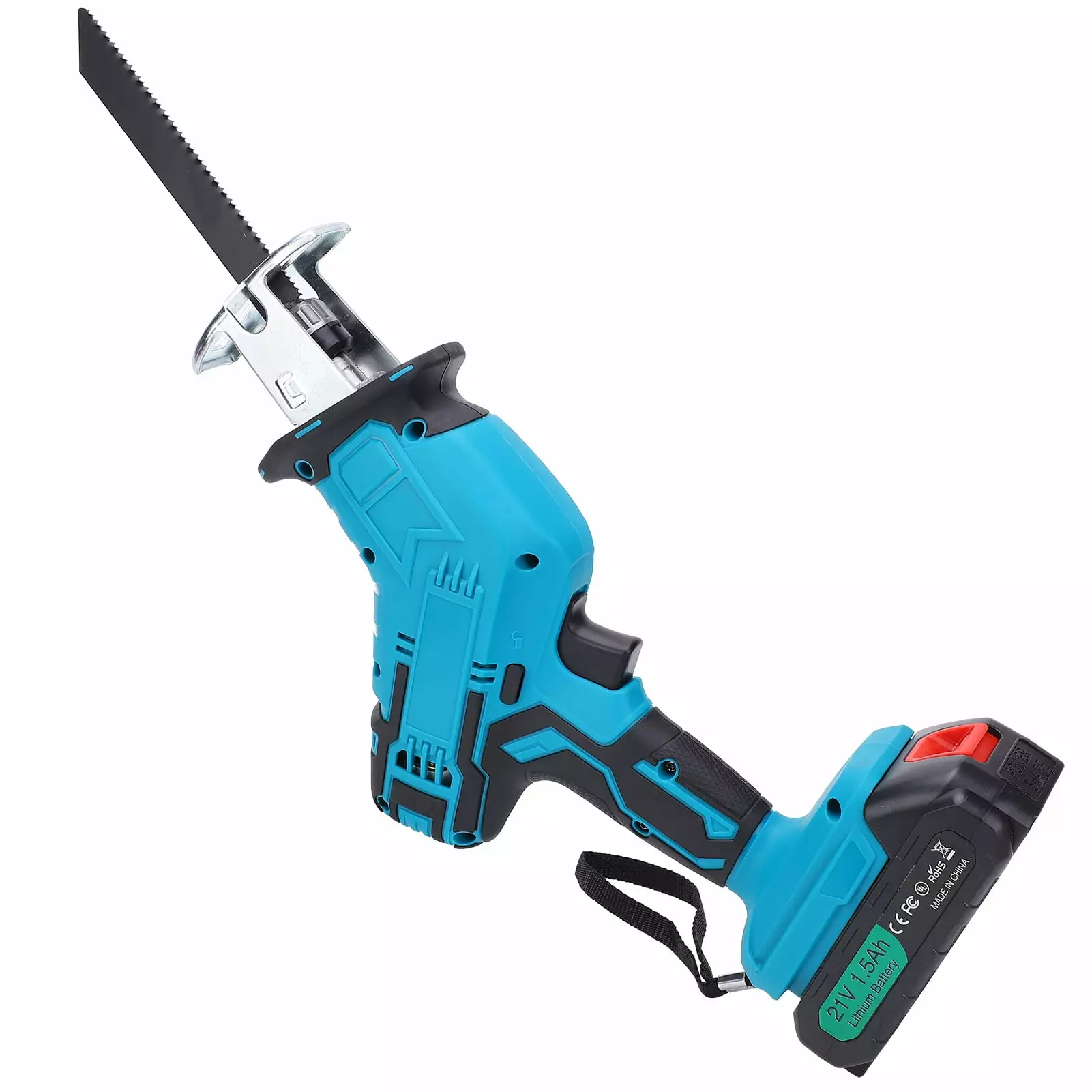 Travel-friendly Electric Reciprocating Saw Lithium Power Chainsaw AC100-240V (US Plug) Portable Chainsaw