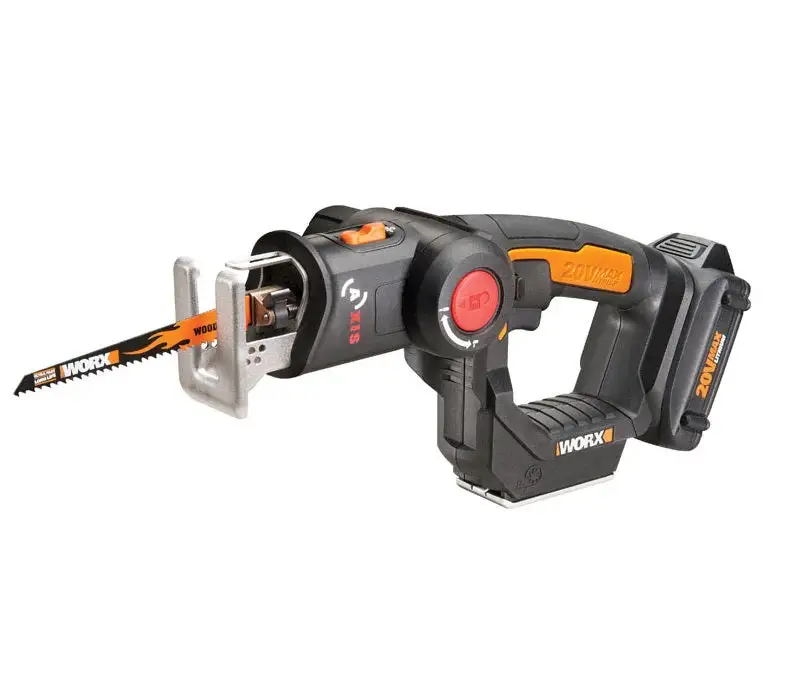 Worx WX550L Axis Cordless Reciprocating Saw and Jig Saw 3000 SPM Multi-Tool
