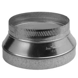 Gray Metal 5x4-311 Galvanized Reducer 5" X 4" Pipe Fittings Gray Metal South