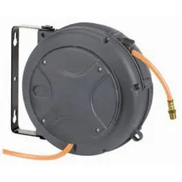 Mini Air Hose Reel 25-Foot Retractable Compressors Master Mechanic