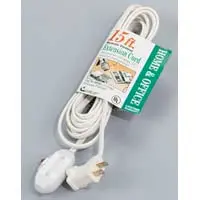 Coleman Cable Systems Extension Cord Remote Control 15 Feet Convenient Power Access