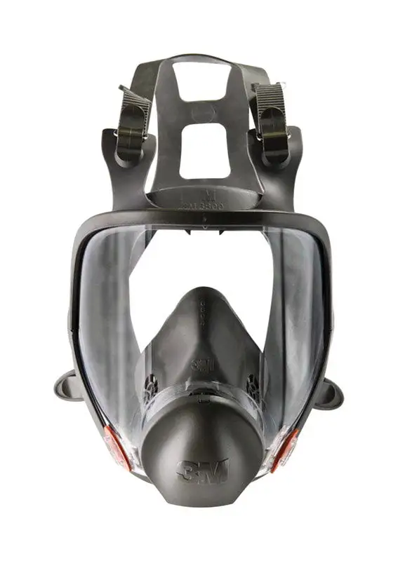3M Construction Full Face Respirator Gray M Size 1 Piece