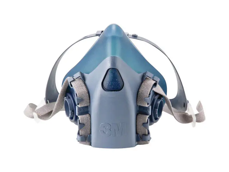 3M Half Face Respirator 7500-Series Blue L 1 Piece Painting and Chemical Protection