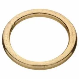 1.25-. x #4 Brass-Plated Steel Connecting Ring Secure Fastening National Hardware