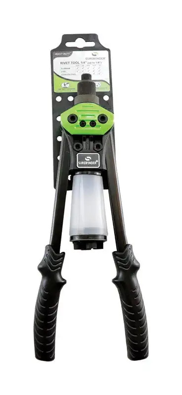 Surebonder Heavy Duty Metal Rivet Tool Black Green 1 Piece