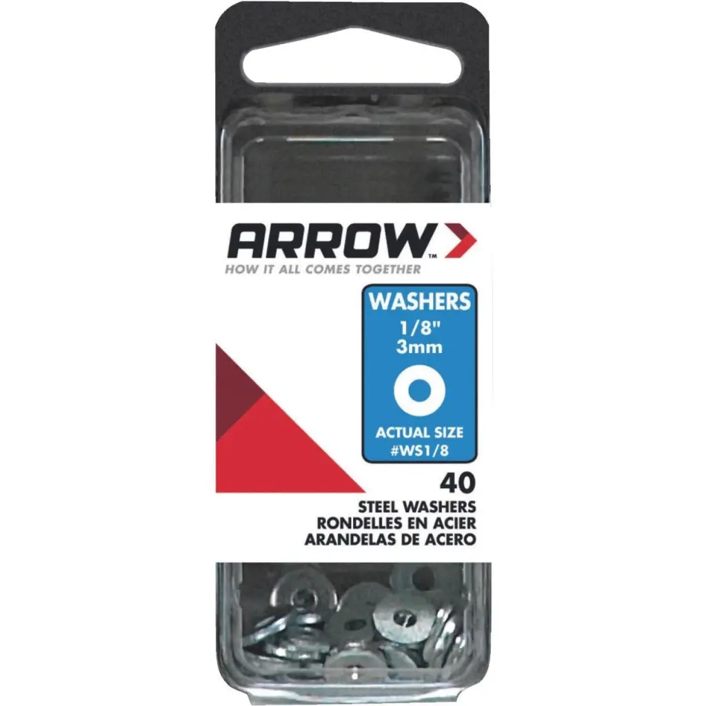 Arrow 1/8 . Steel Rivet Washer 40-Pack