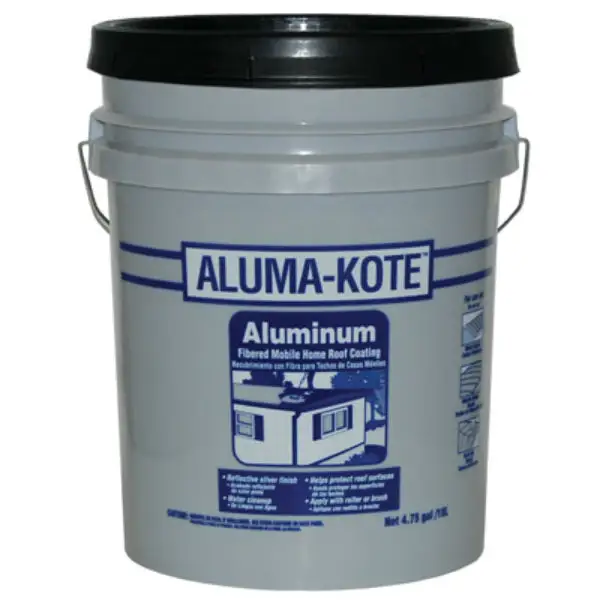Gardner 6245-GA Aluma-Kote Fibered Aluminum Mobile Home Roof Coating 4.75 Gal
