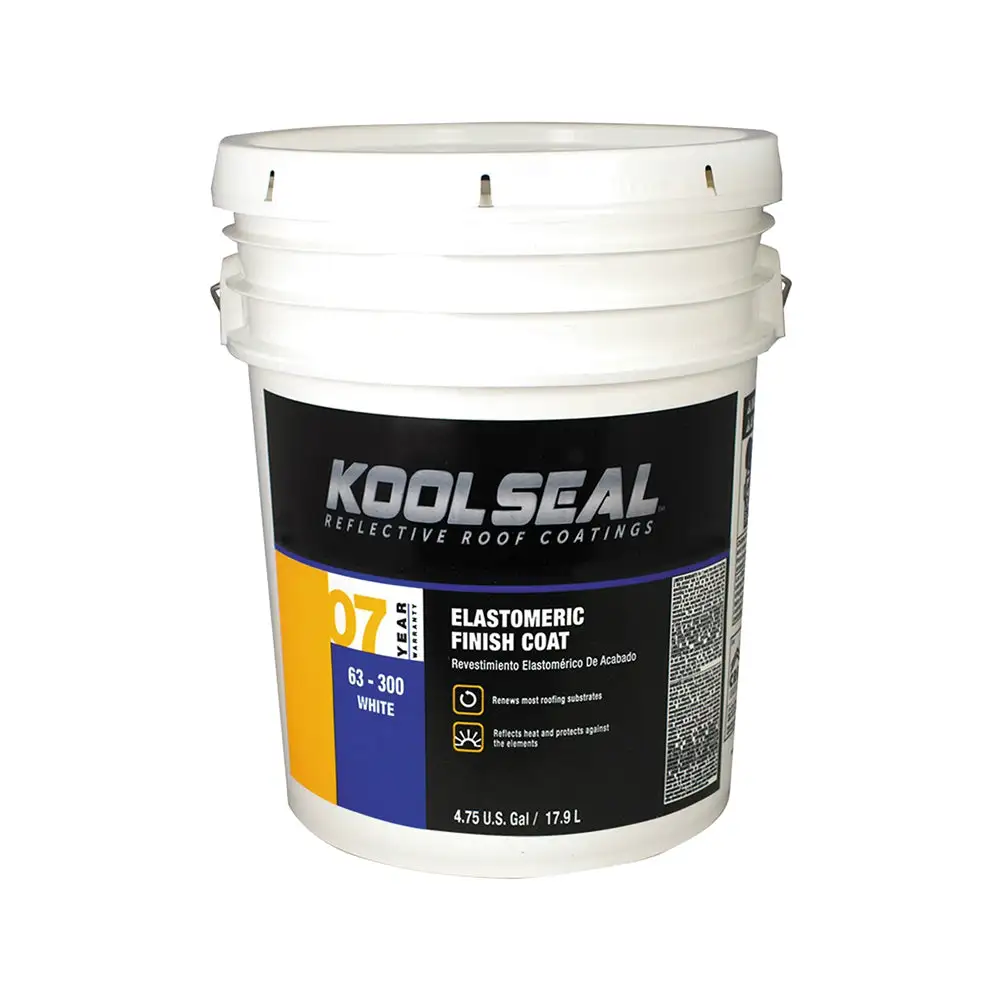 Kool Seal KS0063300-20 Elastomeric Roof Coating White 4.75 Gallon