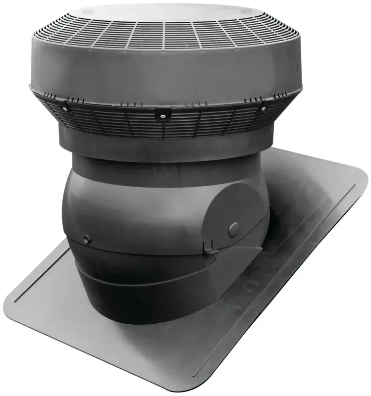 Duraflo 60PRO117BL Roof Vent, 18.18 OAW, 117 sq- Net Free Ventilating Area, Polypropylene, Midnight
