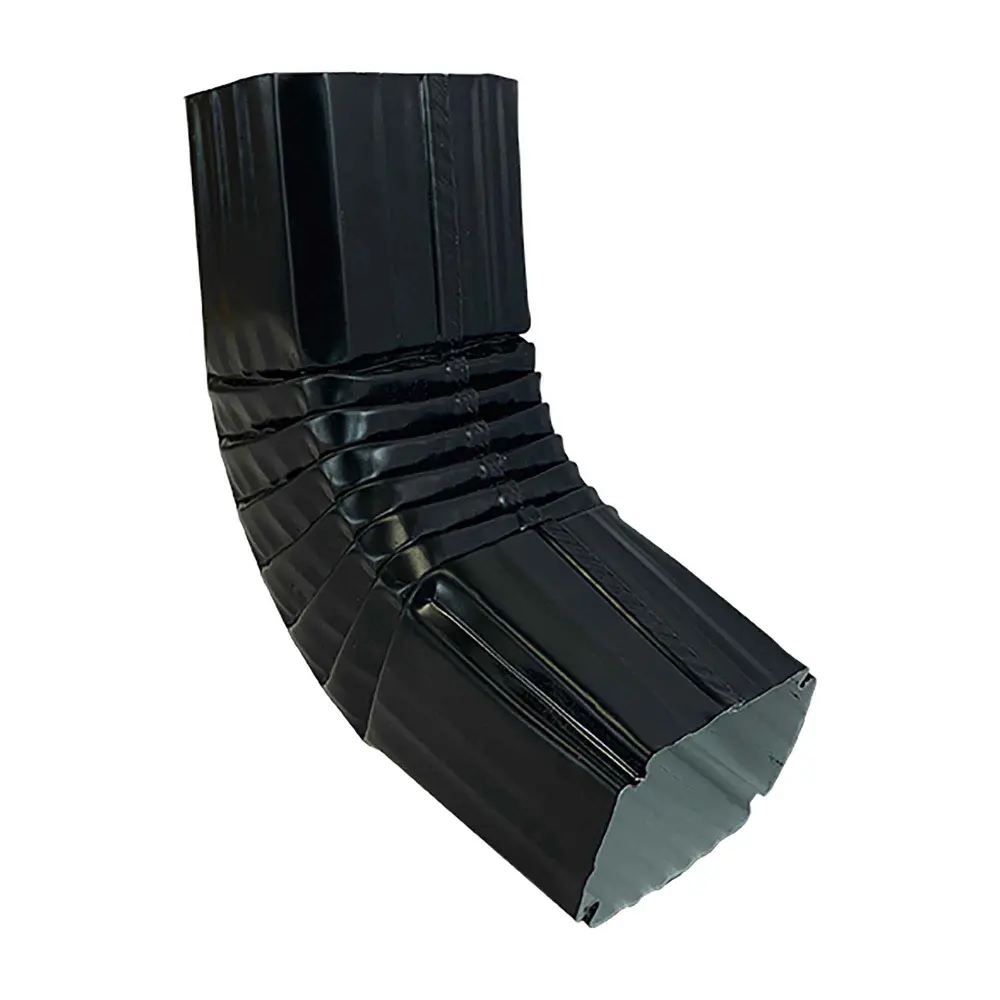 Elbow Galvalume Gutter Downpipe, Ebony (2" x 3")