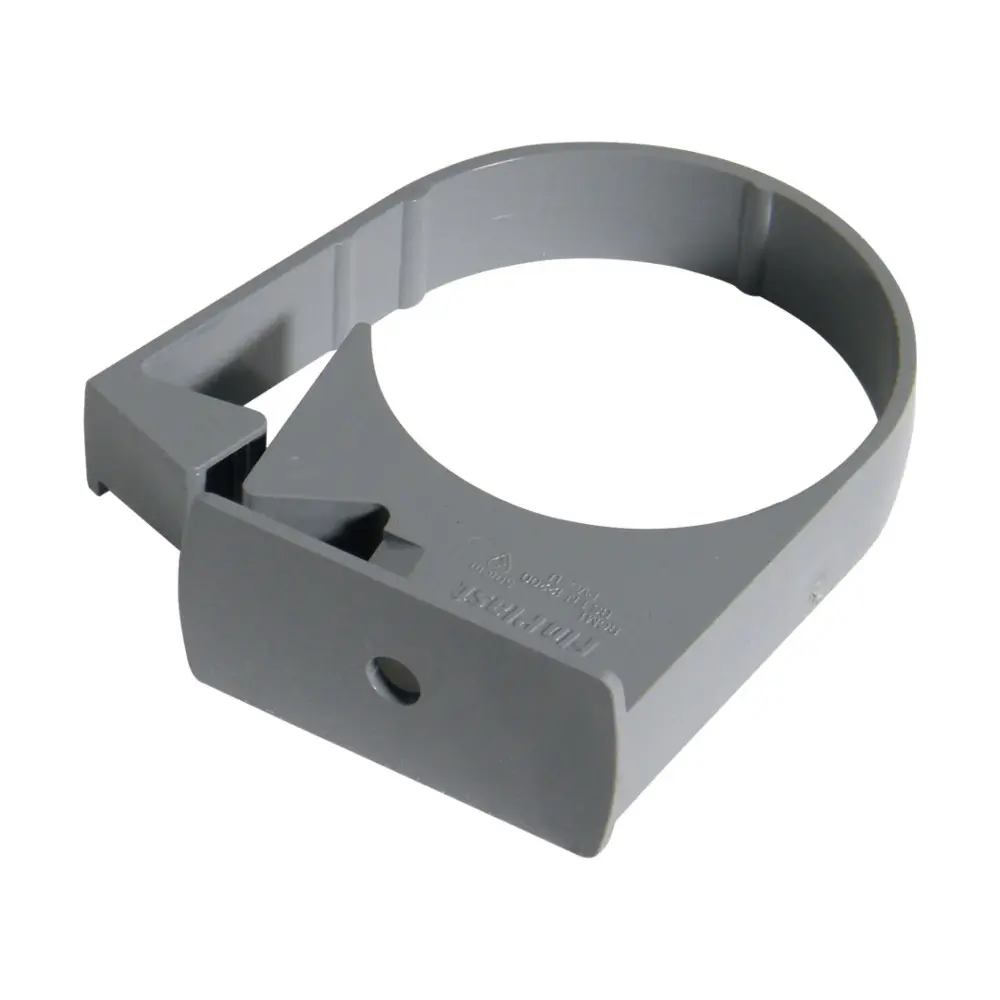 FloPlast 50mm Round Downpipe Bracket Grey