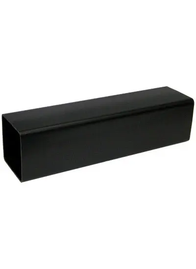 FloPlast 65mm Square Downpipe 4 Metre Jet-black
