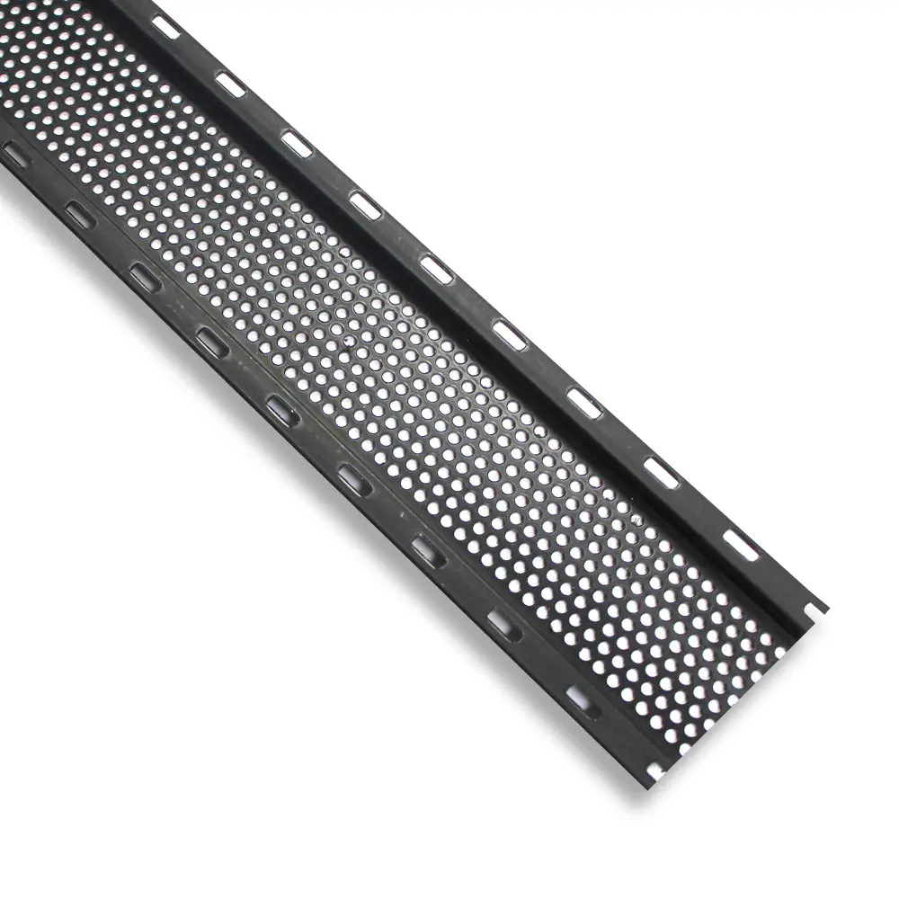 Plastic Strip Soffit Vent Black, 8'