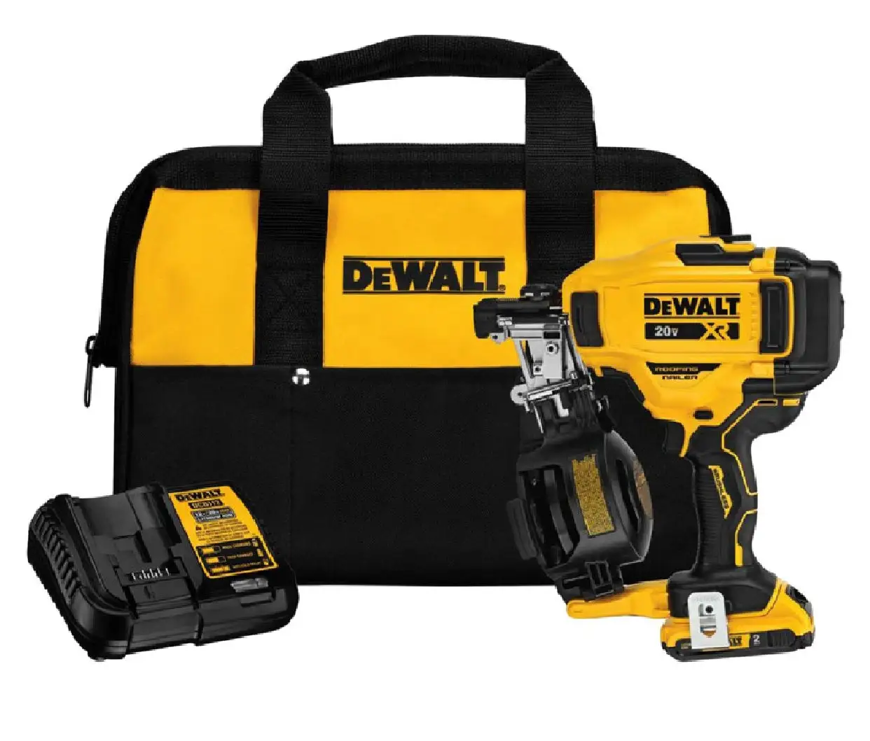 DeWalt DCN45RND1 20V MAX Cordless Coil Roofing Nailer