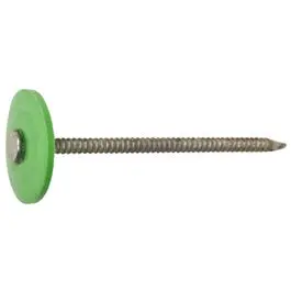 Fasn-Rite Galvanized Plastic-Cap Roofing Nails 12 Gauge 1-Inch 3000-Count Hillman