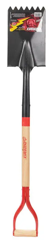 Razor-Back 42 Inch Notched Roof Shovel Roofing and Construction