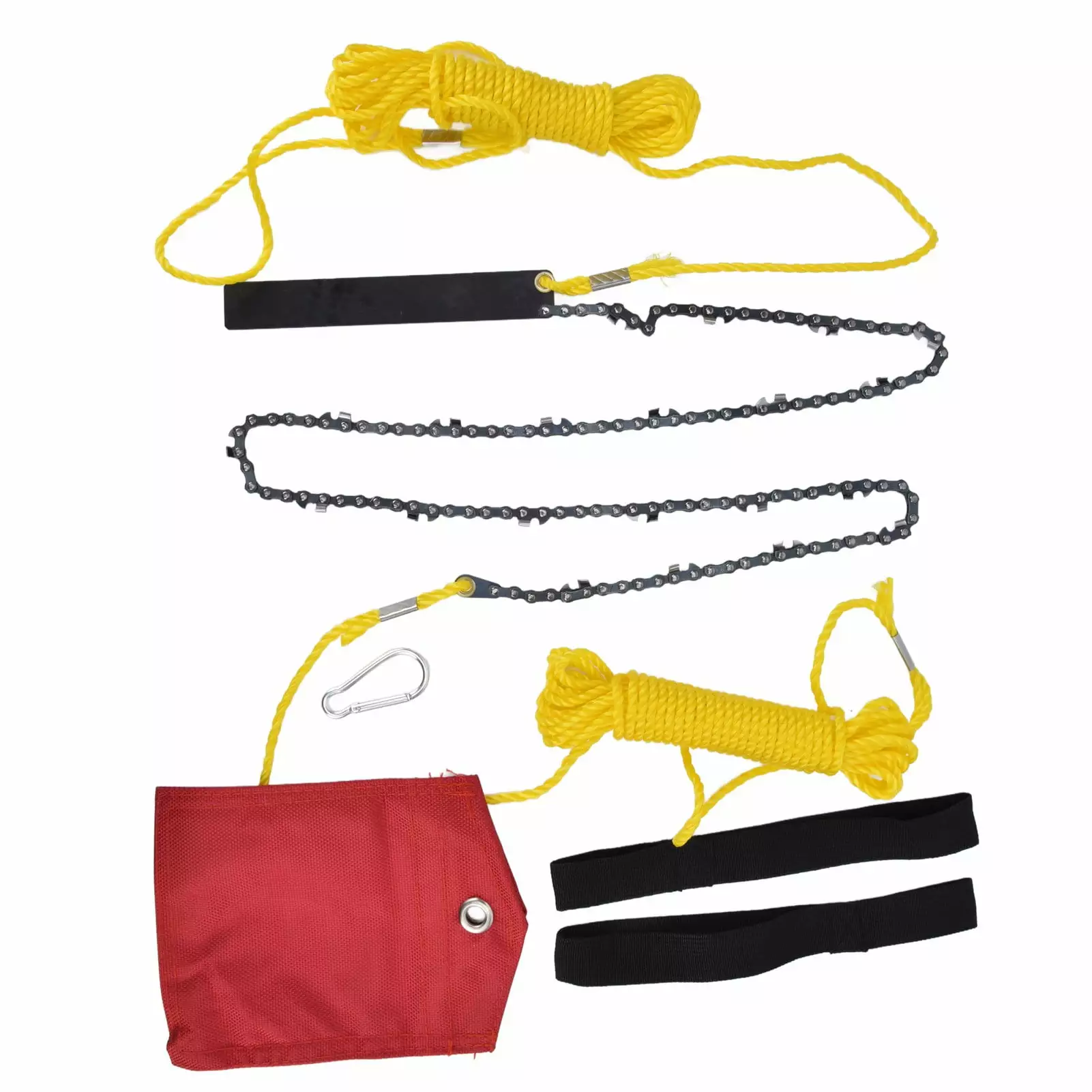 48 Inch Tree Limb Hand Rope Chain Saw.48 Inch Tree Limb Hand Rope Chain Saw 63 Teeth High Hardness Cozy Handle Folding Poc...