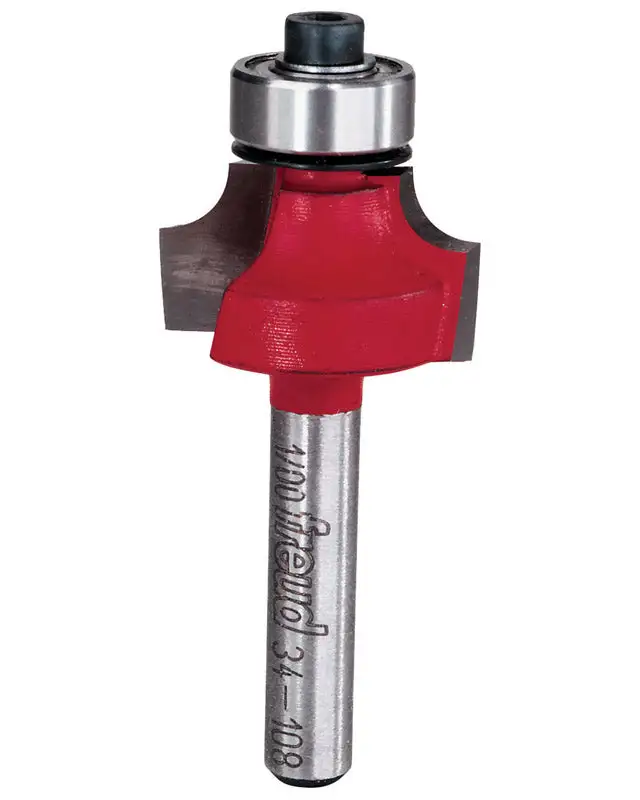 Freud 7/8 Inch Carbide Rounding Over Router Bit 3/16 Inch Shank