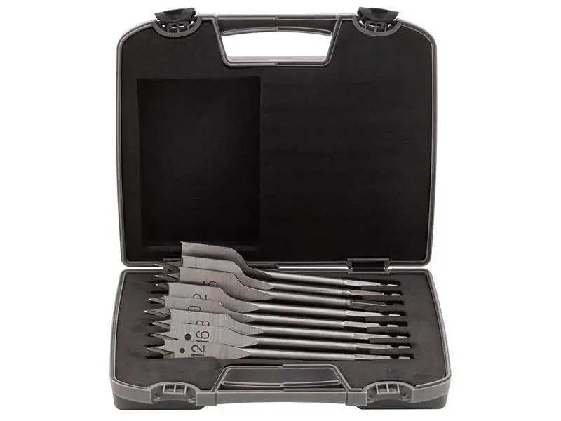 Bahco 9629 Series Flat Bit Place, 8 Piece