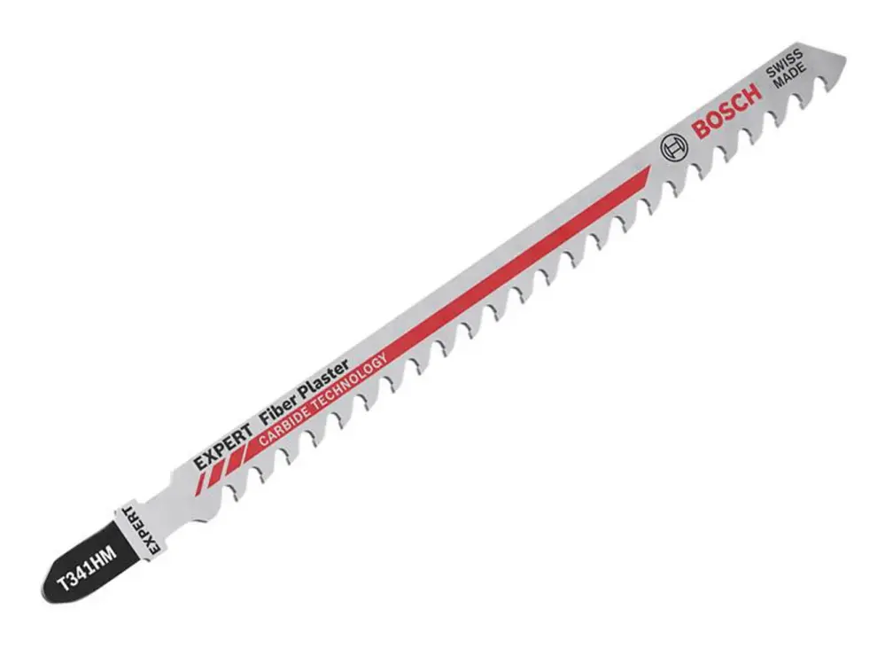 Bosch Powertool Accessories Expert Fibre Plaster T341hm Jigsaw Blade 132Mm Pack 3