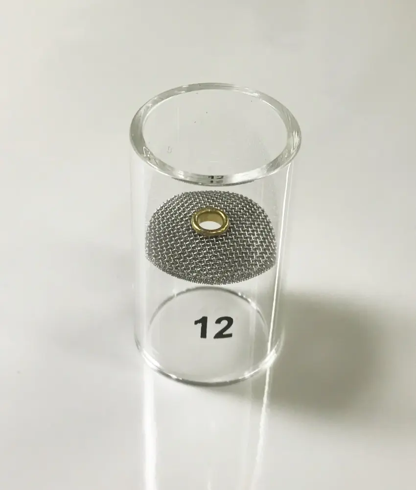 EDGE® #12 Gas Lens Pyrex Cup 1/8" Diffuser 9 & 20 Series TIG Torches
