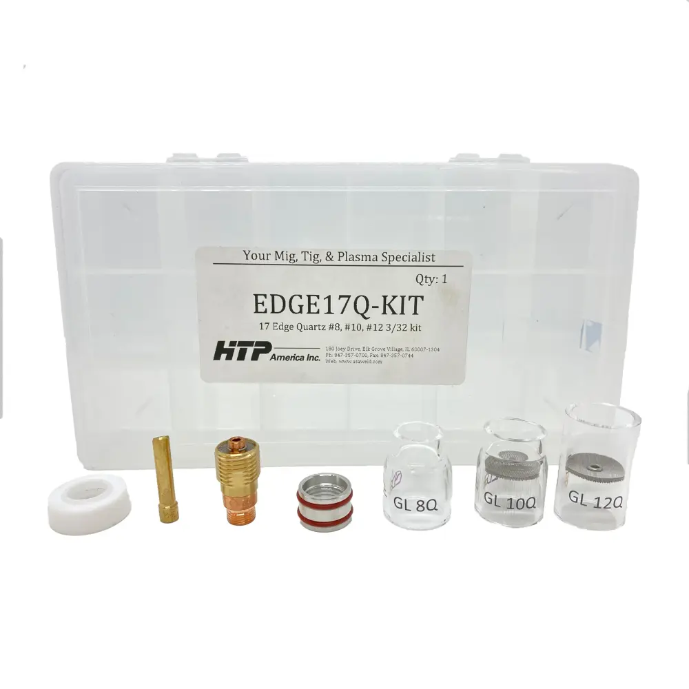 EDGE® Quartz Cup Kit 17, 18, and 26 Series TIG Torches