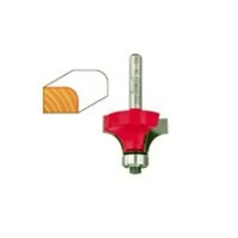 Freud 34-124 Series Router Bit, 1/2 Dia, 1-1/4 Dia Cutter, 2-5/8 OAL, 1/2 Dia Shank, 4-Cutter, Carbide