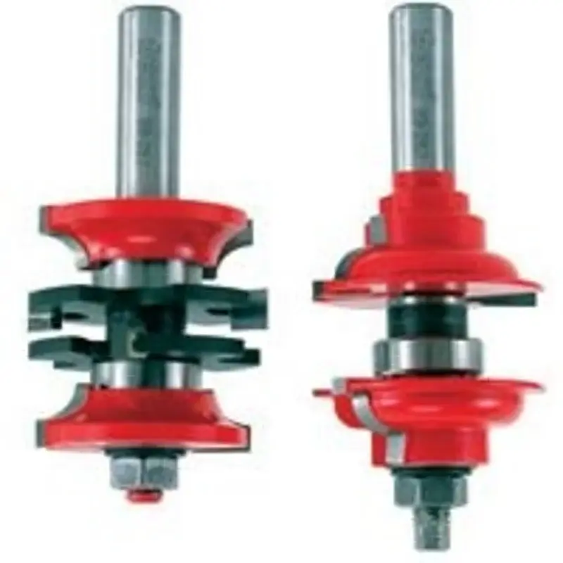 Freud 99-267 Router Bit Adjust, 4-1/8 OAL, 1/2 Dia Shank, 2-Cutter, Carbide