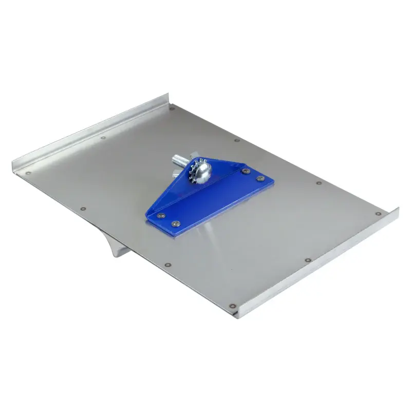Kraft 8" x 18" 3/8"R, 3/4"D Rust-proof Steel Walking Groover