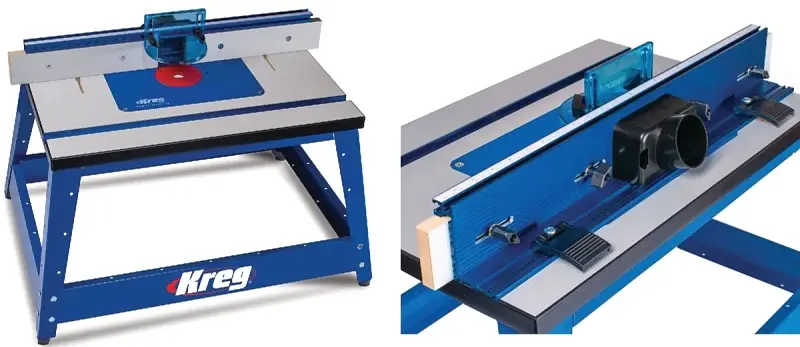 Kreg PRS2100 Benchtop Router Table, 20 W Stand, 28-1/4 D Stand, 20-1/4 H Stand, Fiberboard