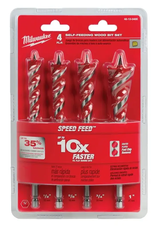 Milwaukee 48-13-0400 Wood Bit Adjust, Steel, Bright
