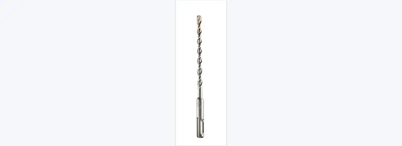 Milwaukee M2 48-20-7532 Drill Bit, 1/4 Dia, 8 OAL, Spiral Flute, 4-Flute, SDS Shank