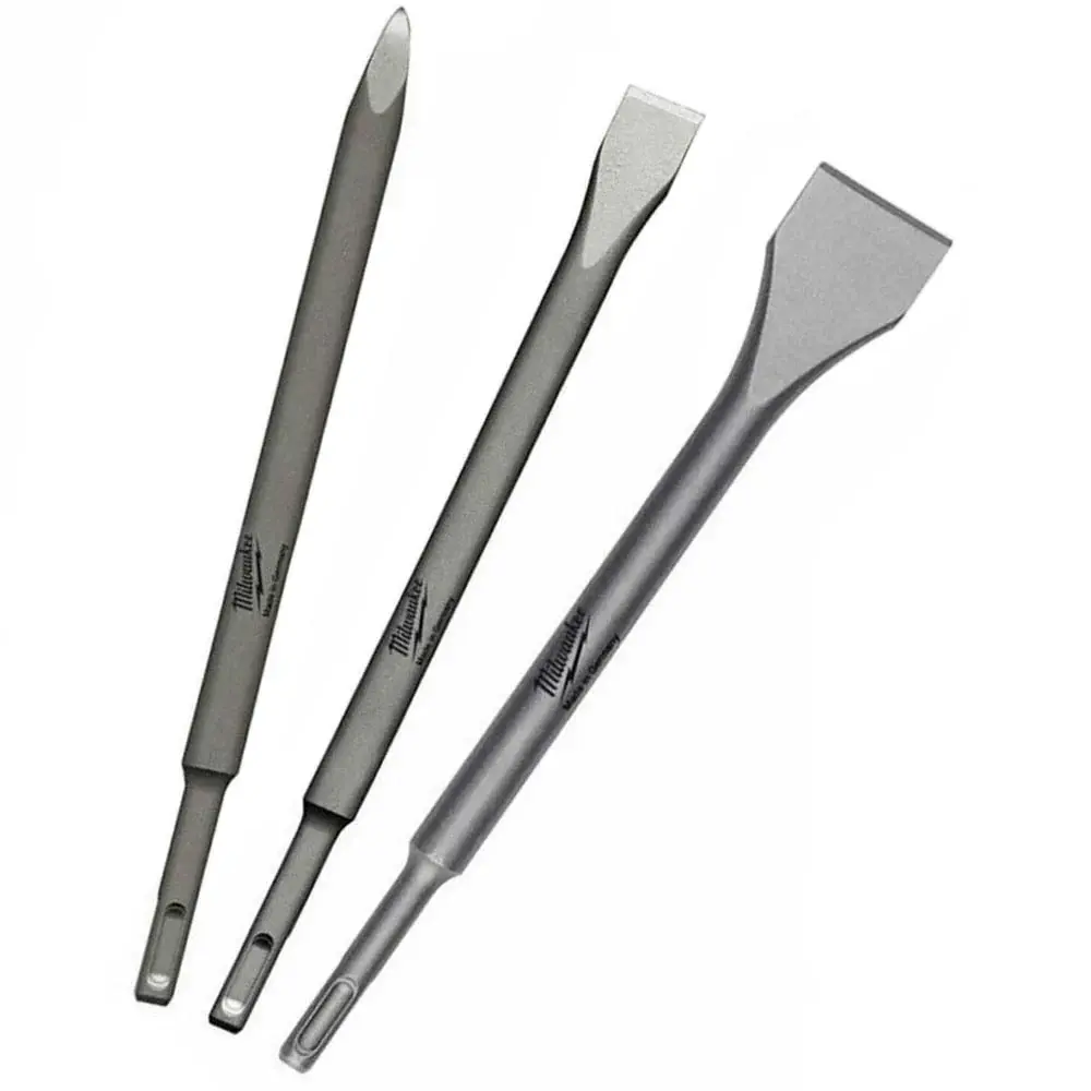Milwaukee 4932430001 SDS Plus Flat, Pointed and Wide Chisel Adjust