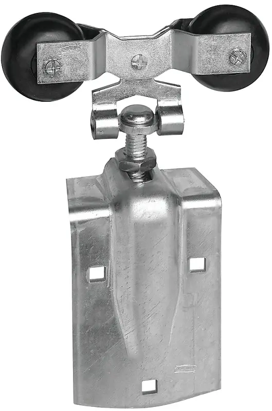 National Hardware N193-730 Round Rail Hanger, Delrin/Steel, Spelter